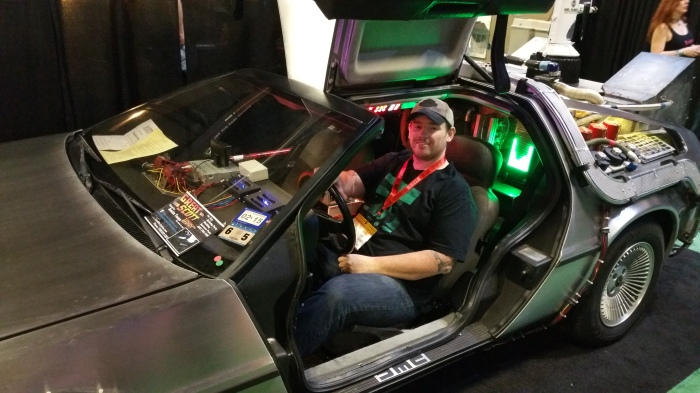 I brought someone a snack and I got this sweet ride. Okay, not really, I think the flux capacitor was broken.